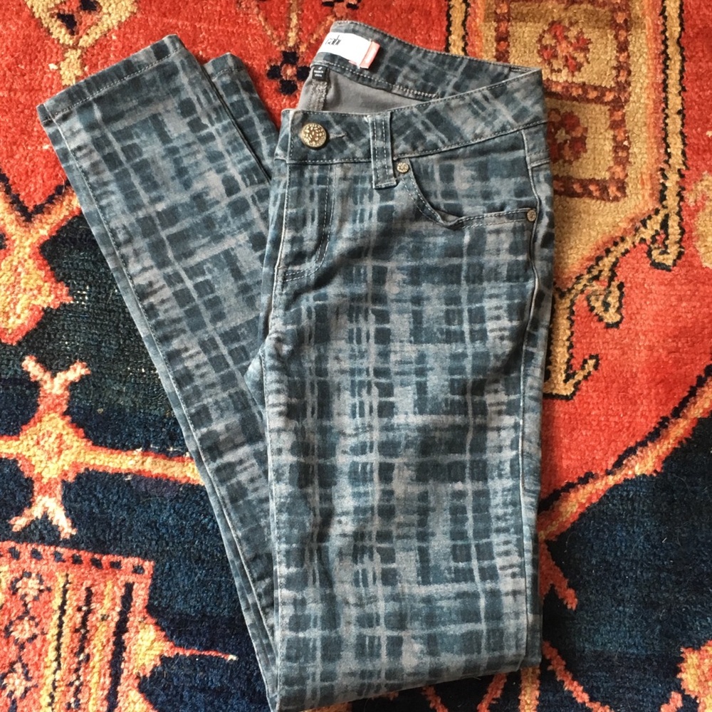 CAbi | Cabi Grid Skinny Jeans Retro Festival Cottagecore Indie Lux - Picture 3 of 8